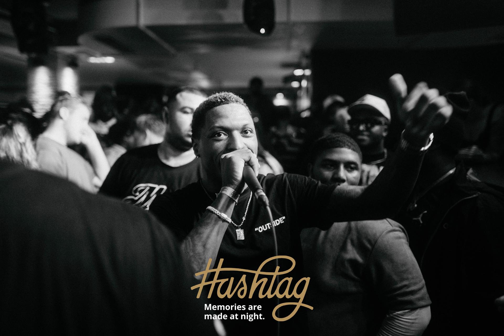 Im Hashtag legte am Samstag DJ Dollar Bill auf und sorgte für beste Stimmung. (Bild: Sebastian Reiter)