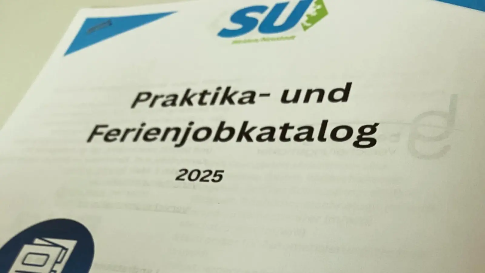 Die Schüler-Union Weiden/Neustadt hat ihren Ferienjobkatalog vorgestellt.  (Bild: Stephan Oetzinger )