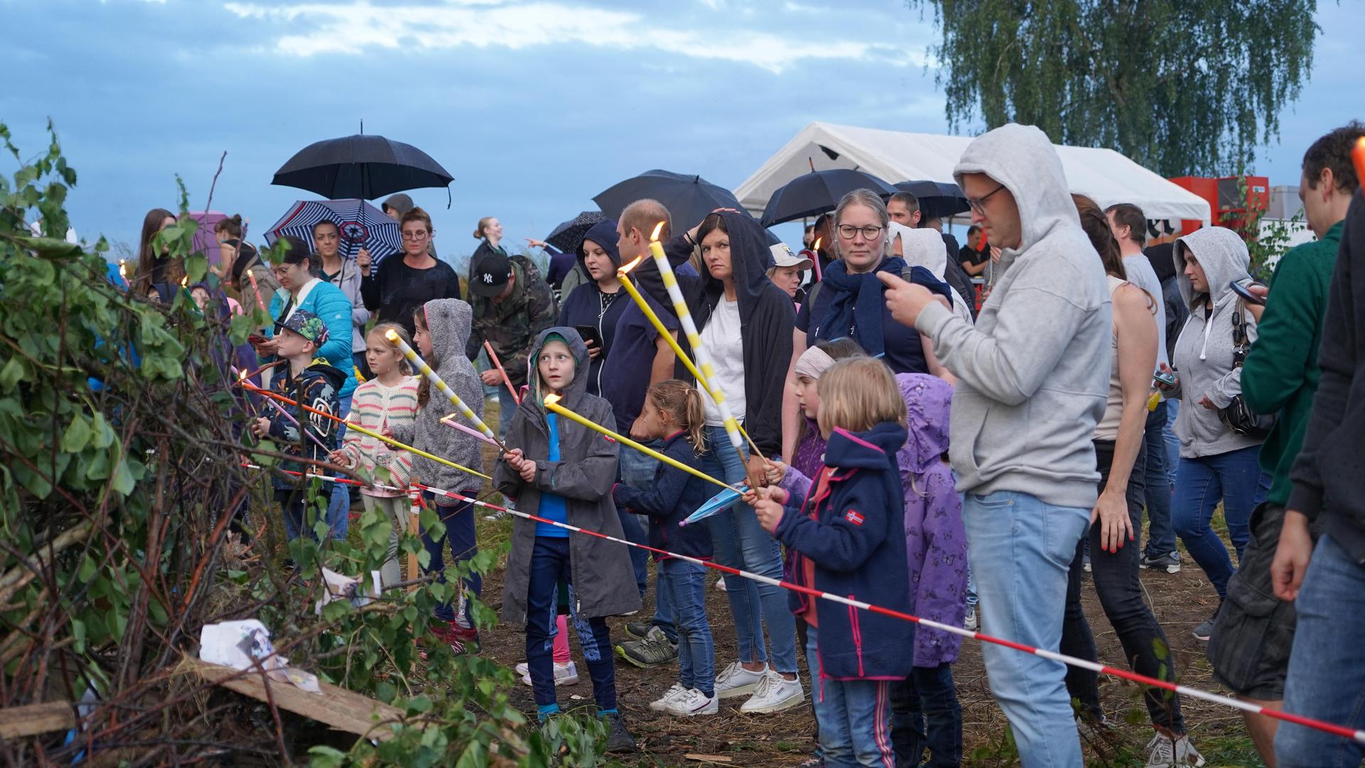 So war das Johannisfeuer in Störnstein. (Bild: mcl)