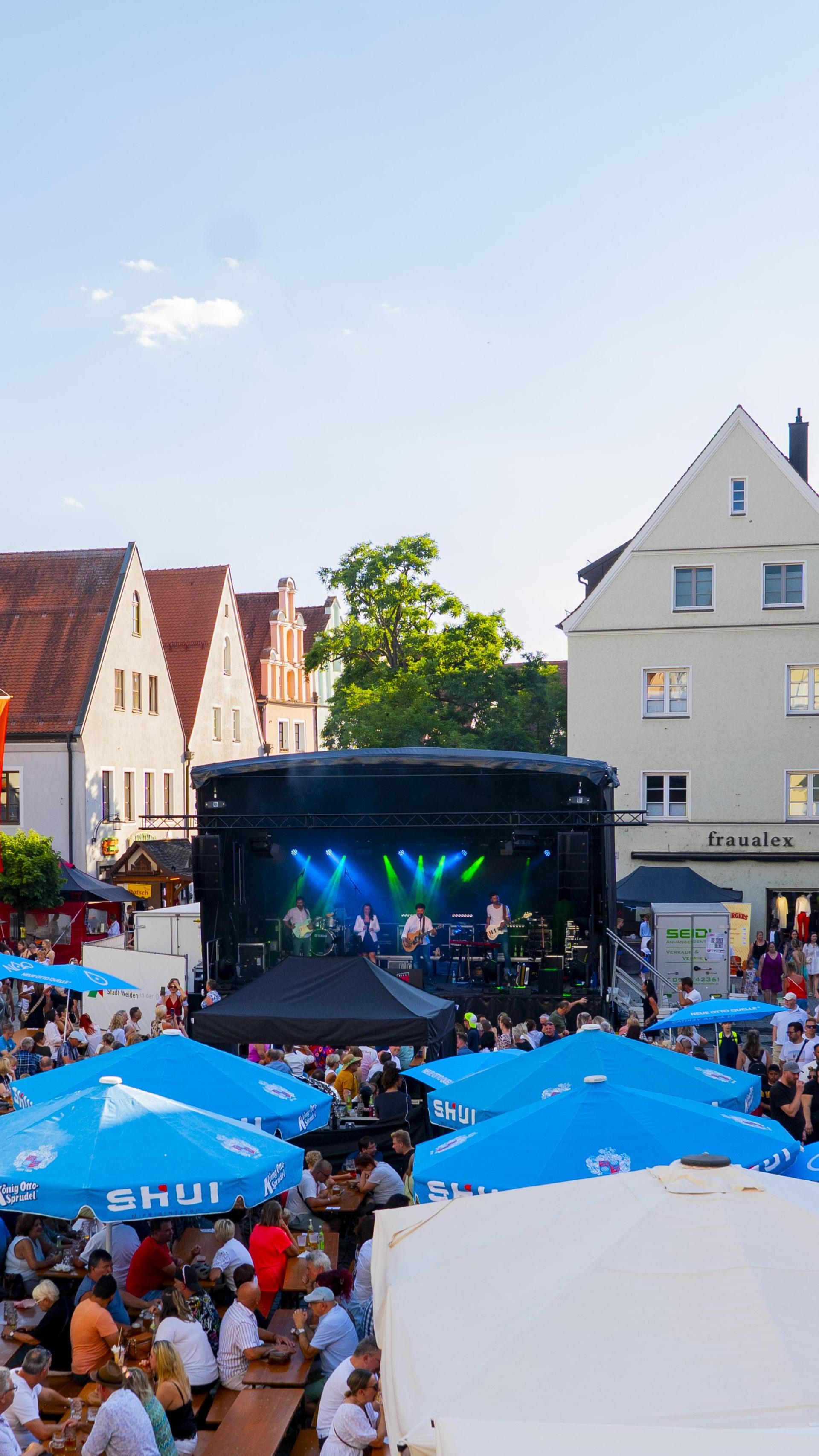 So war der Bürgerfest-Sonntag 2025 in Weiden. (Bild: Hannes Stock)