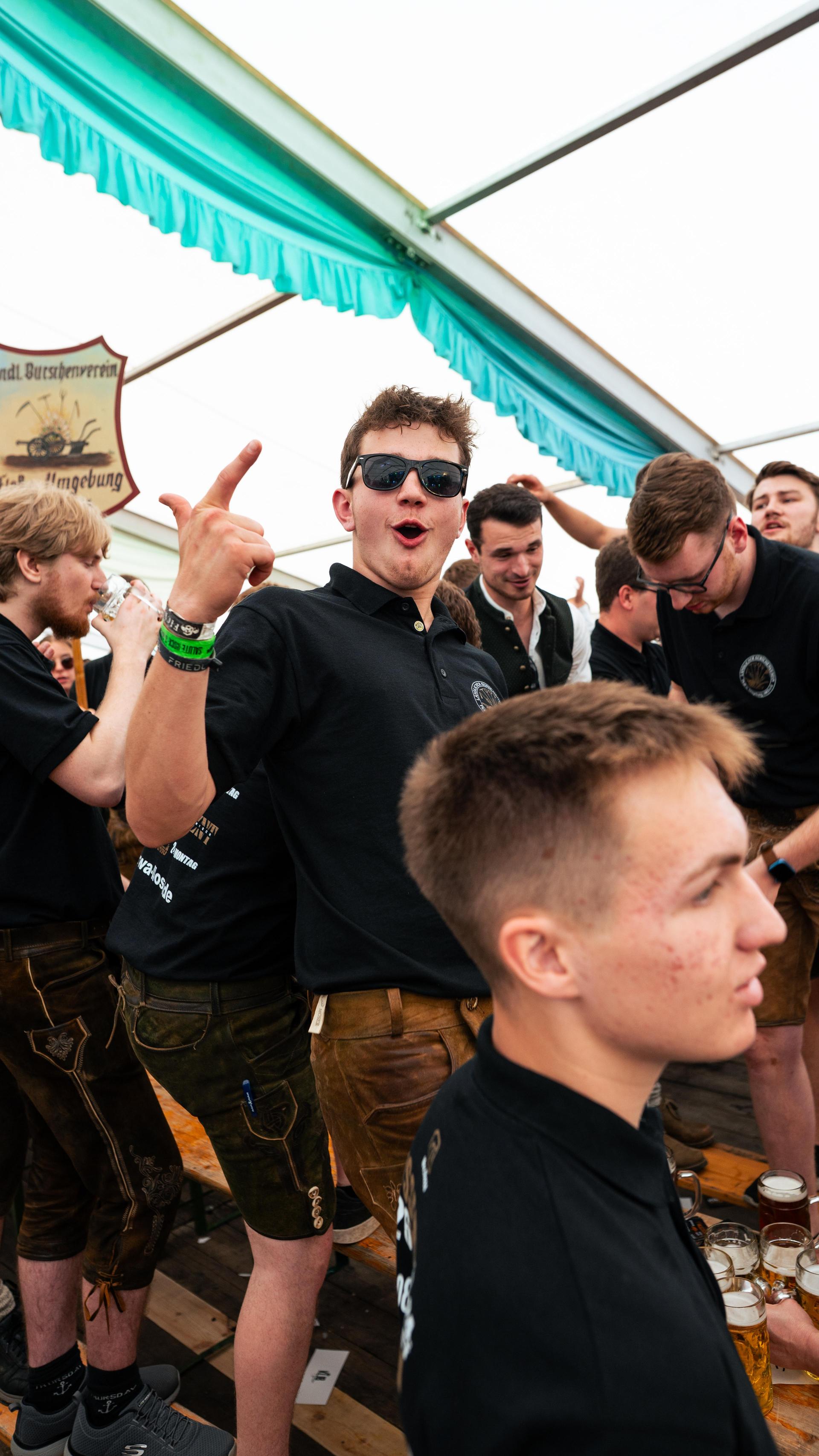 Der Burschenverein Parkstein feierte ein rauschendes Fest.  (Bild: Hannes Stock)