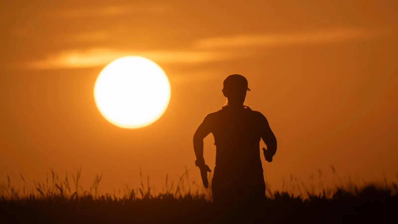Tagsüber an die 40 Grad, nachts über 20 Grad: Deutschland schwitzt. (Bild: Marijan Murat/dpa)