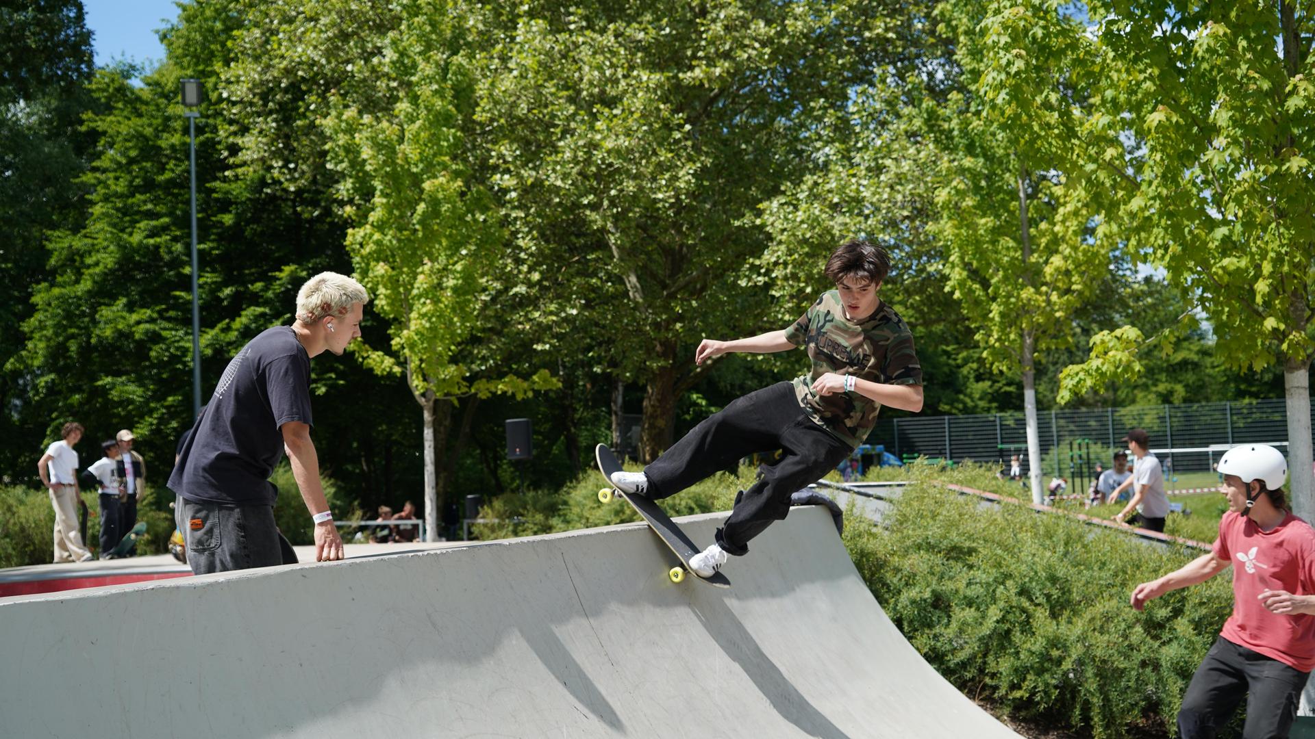 Der 4. Weidener Skatecontest. (Bild: mcl)