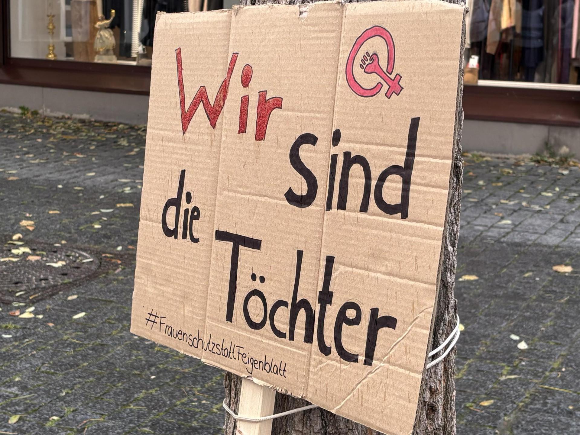 In Weiden fand am Freitag eine Protestaktion statt. (Bild: mcl)
