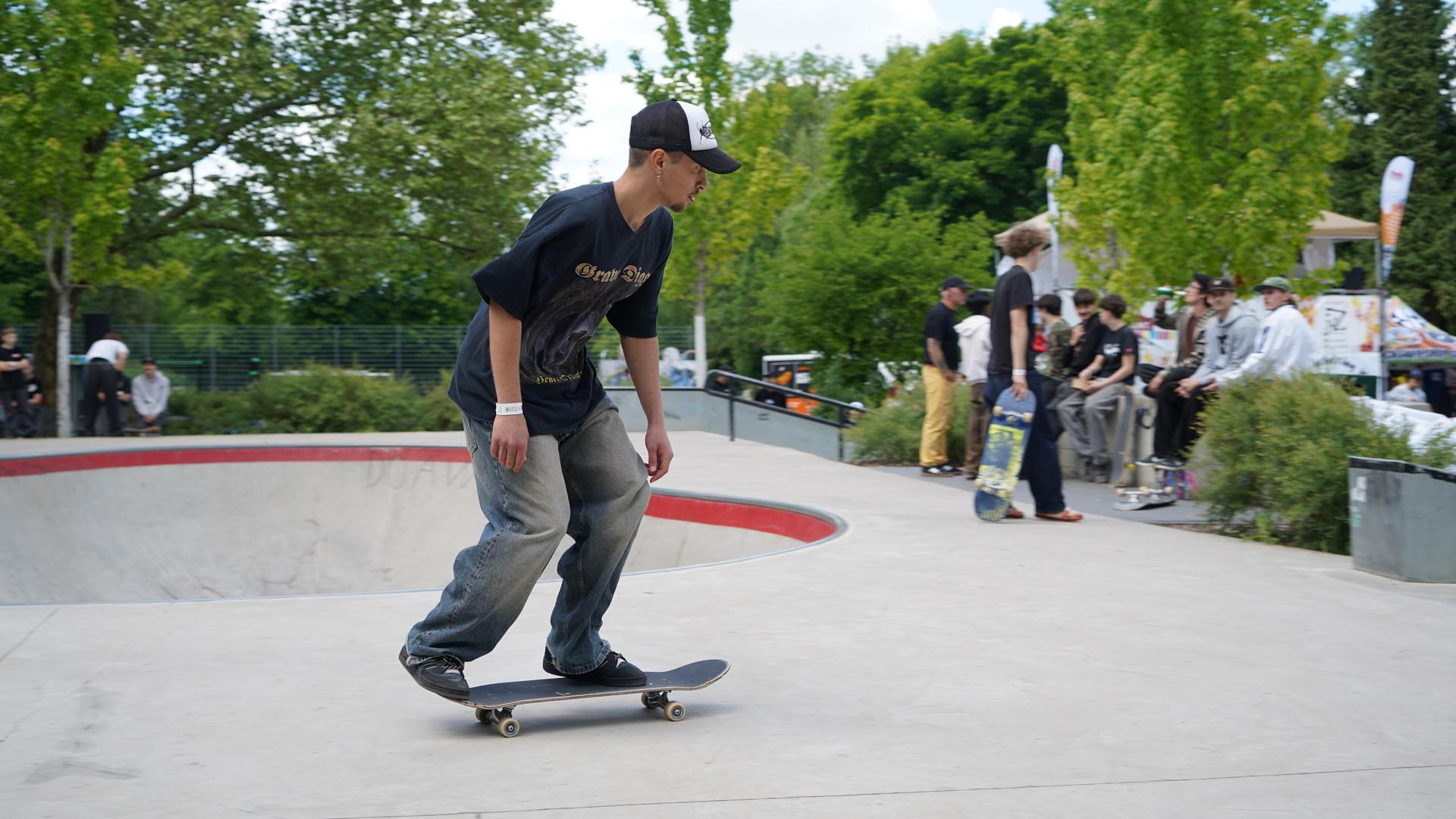 Der 4. Weidener Skatecontest. (Bild: mcl)